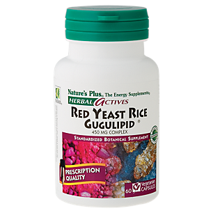 Red Yeast Rice Gugulipid - 450 MG (60 Vegetable Capsules)