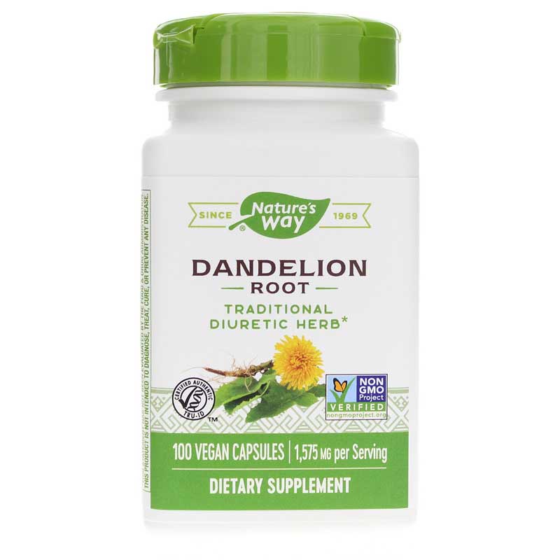 Natures Way Dandelion Root 100 Veg Capsules