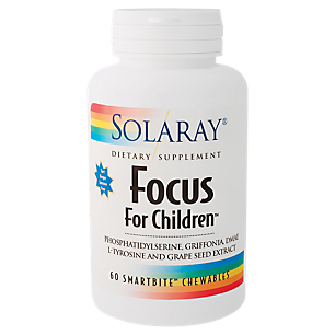 Focus for Children - Phosphatidylserine, Griffonia, DMAE L-Thyrosine & Grape Seed Extract (60 Chewables)