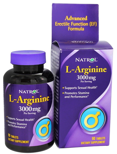 Natrol - L-Arginine 3000 mg. - 90 Tablets