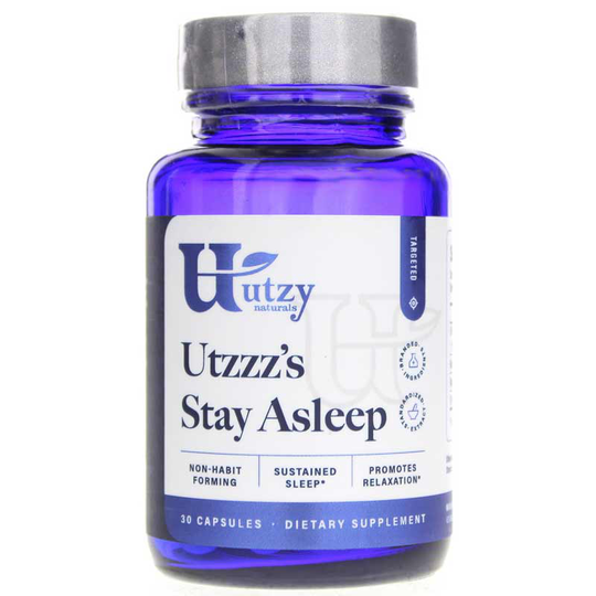 Utzy Naturals Utzzz's Stay Asleep 30 Capsules
