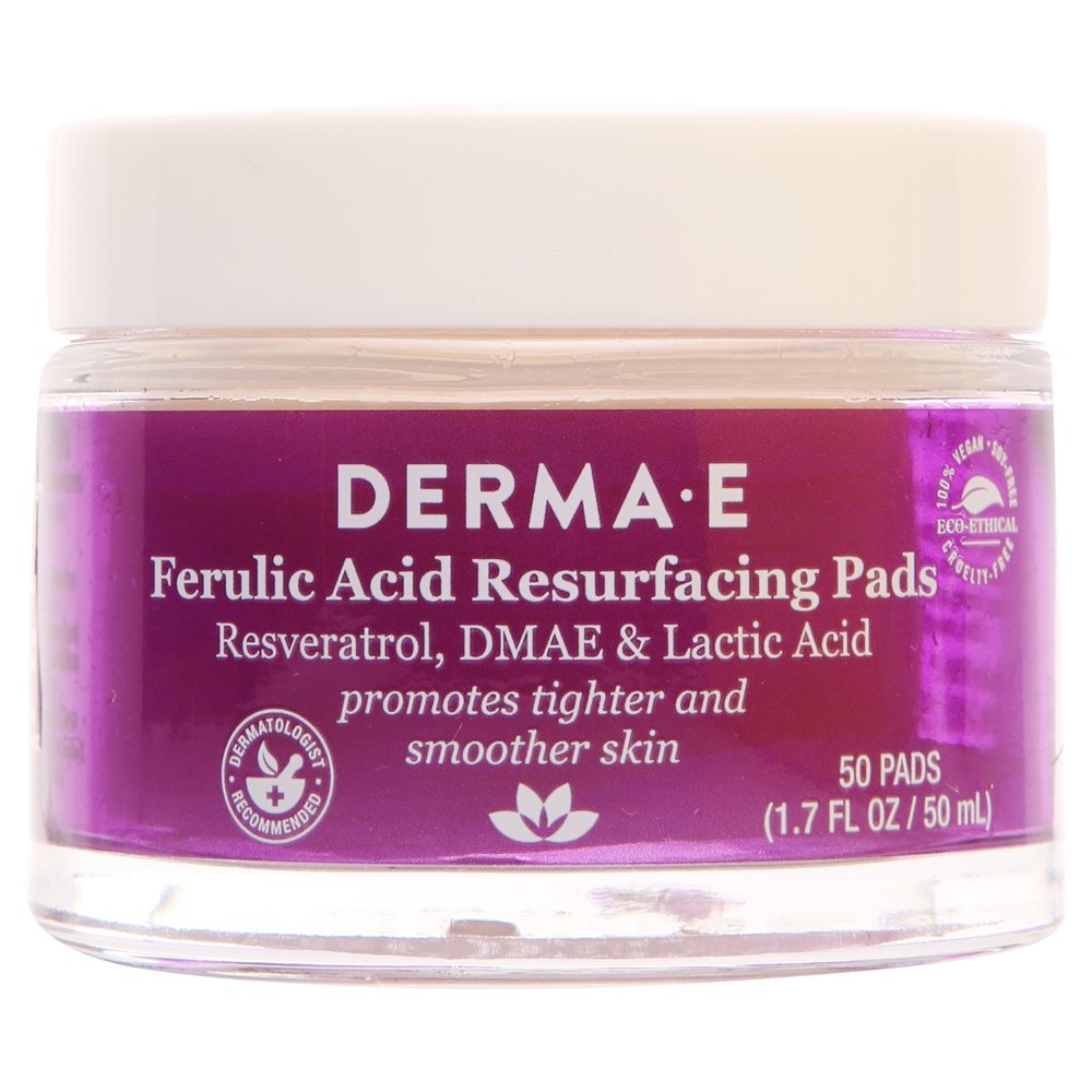 DERMA-E - Ferulic Acid Resurfacing Pads - 50 Pad(s)