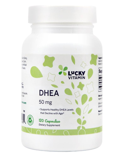 LuckyVitamin - DHEA 50 mg. - 120 Capsules