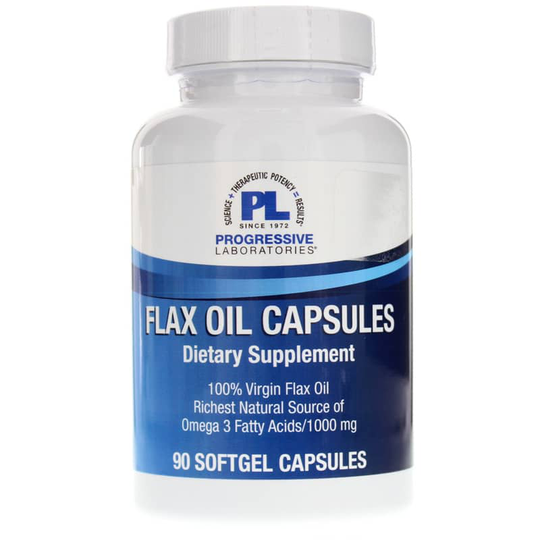 Progressive Labs Flax Oil Capsules 90 Softgels