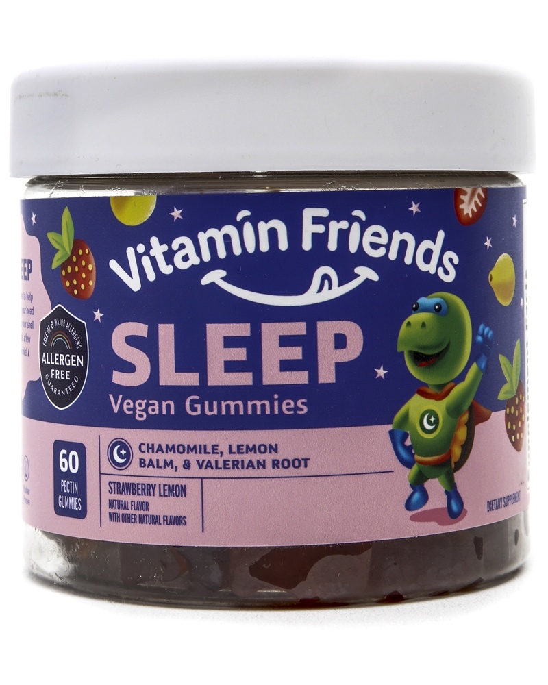 Vitamin Friends - Sleep Vegan Gummies Strawberry Lemon - 60 Gummies