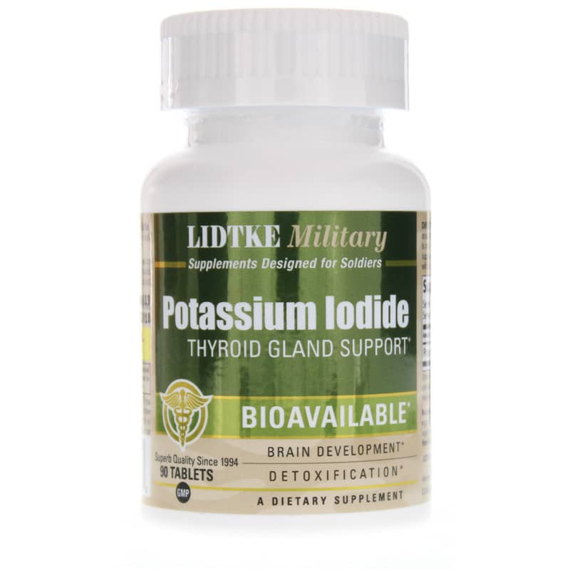 Lidtke Potassium Iodide Military 90 Tablets