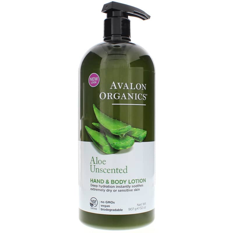 Avalon Organics Hand & Body Lotion Unscented 32 Oz