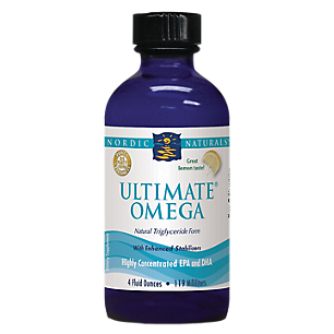 Ultimate Omega Liquid - Highly Concentrated - 1,126mg DHA / 1,626mg EPA - Lemon (4 Fluid Ounces)