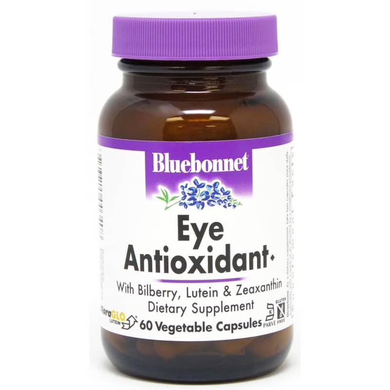 Bluebonnet Eye Antioxidant with Bilberry 60 Veg Capsules