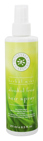 Honeybee Gardens - Wheat Therapy Hair Spray Alcohol Free Herbal Mint - 8.5 fl. oz.