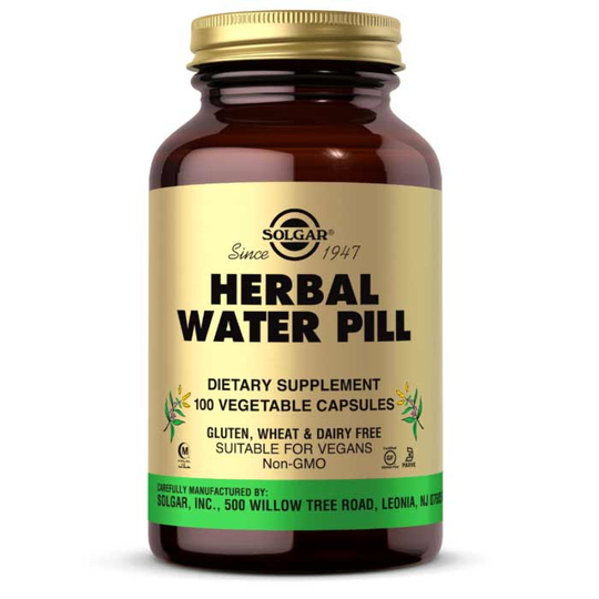 Solgar Herbal Water Pill 100 Veg Capsules