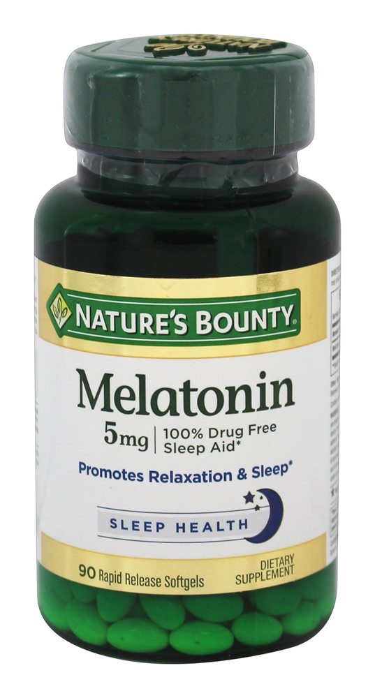 Nature's Bounty - Super Strength Melatonin 5 mg. - 90 Softgels