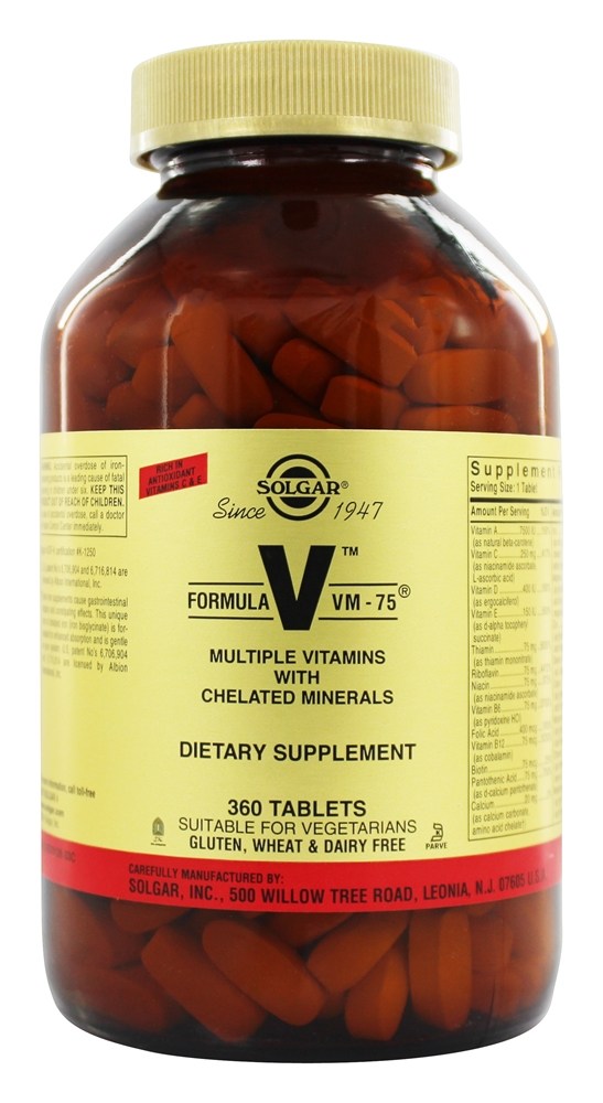 Solgar - Formula VM-75 - 360 Tablets