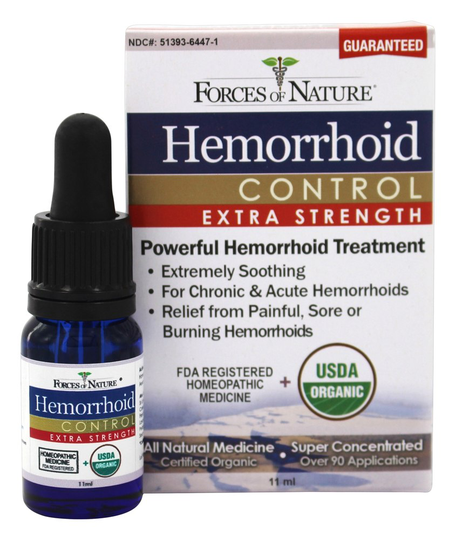 Forces of Nature - Hemorrhoid Control Extra Strength - 11 ml.