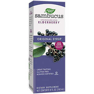 Sambucus Black Elderberry Original Syrup (8 Fluid Ounces)
