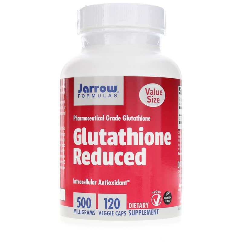Jarrow Formulas Glutathione Reduced 500 Mg 120 Veg Capsules
