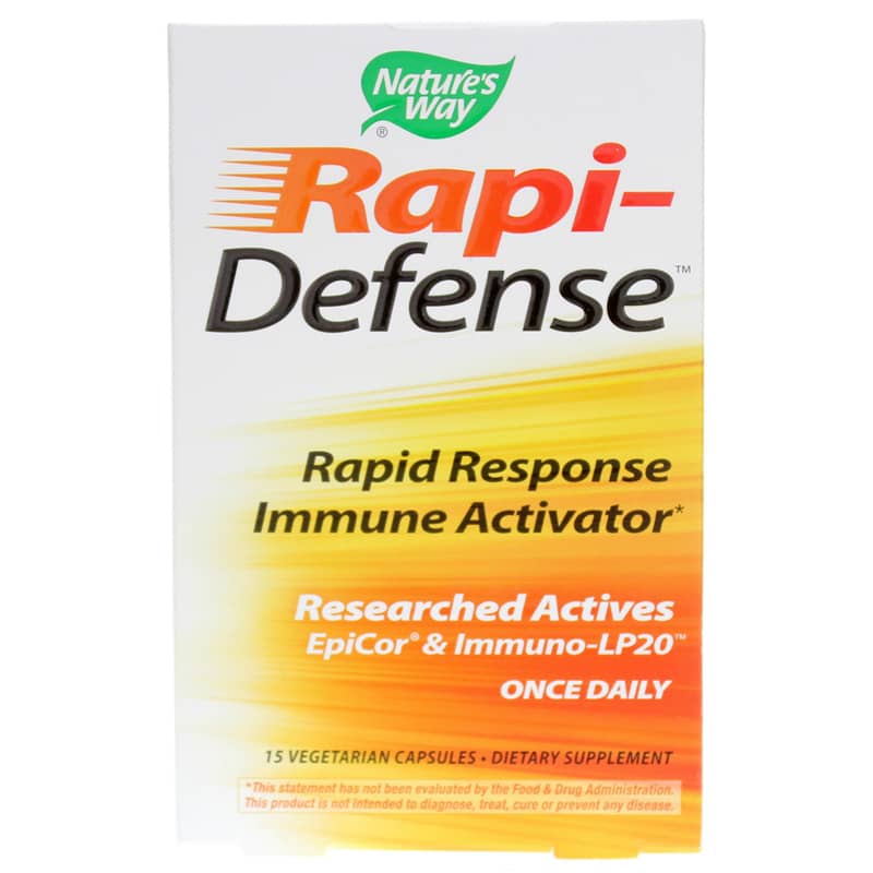 Natures Way Rapi-Defense Immune Activator 15 Veg Capsules