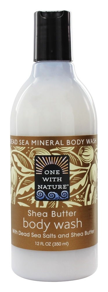 One With Nature - Dead Sea Mineral Body Wash Moisturizing Shea Butter - 12 fl. oz.
