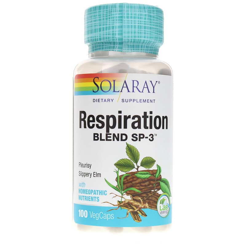 Solaray Respiration Blend Sp-3 100 Veg Capsules