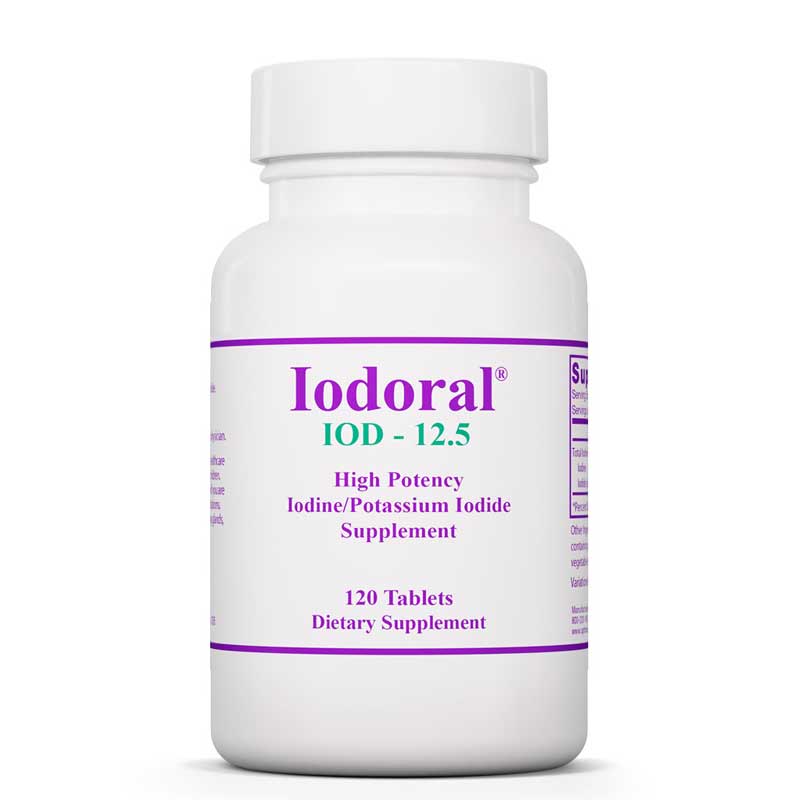 Optimox Iodoral 12.5 Mg Iodine/Potassium Iodide 120 Tablets