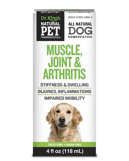 King Bio - Natural Pet Pharmaceuticals Muscle Joint & Arthritis Taste-Free - 4 fl. oz.