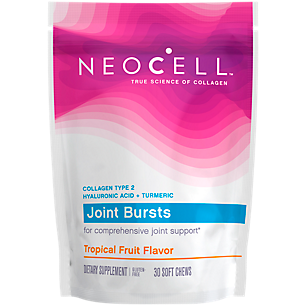 Joint Bursts with Type II Collagen, Turmeric Extract & Hyaluronic Acid - Tropical Tang (30 Chews)