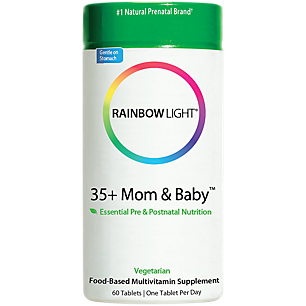 Prenatal Multivitamin for Women 35+ & Baby - Food-Based Essential Prenatal and Postnatal Nutrition (60 Tablets)