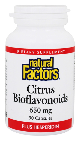 Natural Factors - Citrus Bioflavonoids Plus Hesperidin 650 mg. - 90 Capsules