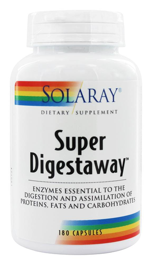 Solaray - Super Digestaway - 180 Capsules