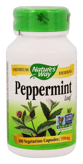 Nature's Way - Peppermint Leaf 350 mg. - 100 Vegetarian Capsules