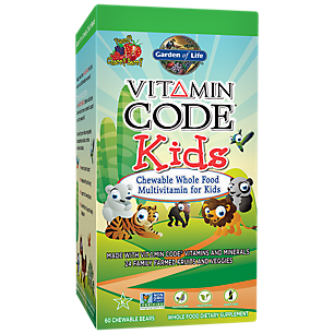 Vitamin Code Whole Food Kids Multivitamin - Cherry Berry (60 Chewables)