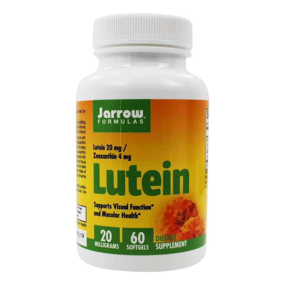 Jarrow Formulas - Lutein 20 mg. - 60 Softgels