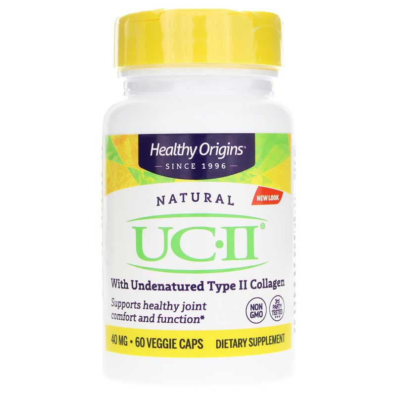 Healthy Origins Uc-Ii with Undenatured Type II Collagen 40 Mg 60 Veg Capsules