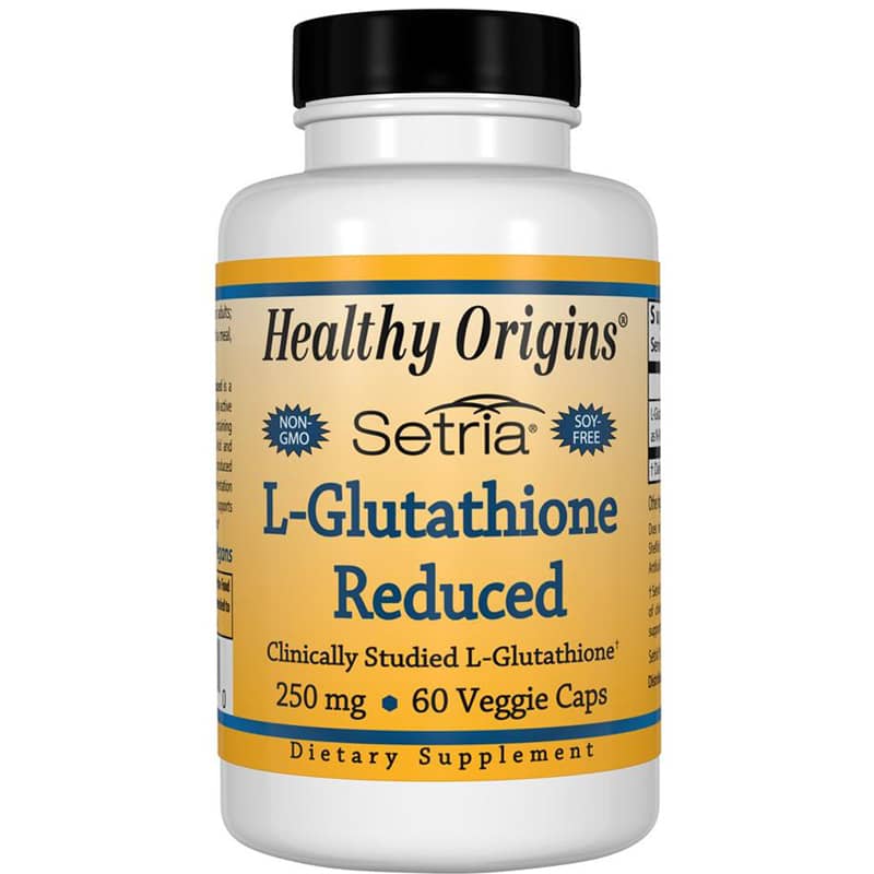 Healthy Origins L-Glutathione Reduced Setria 250 Mg 60 Capsules