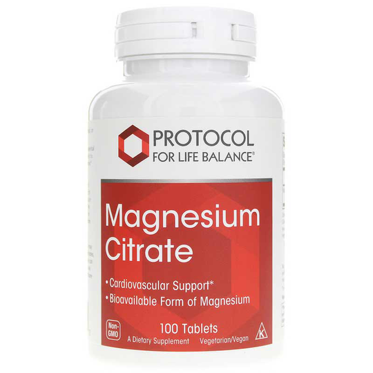 Protocol For Life Balance Magnesium Citrate 100 Tablets