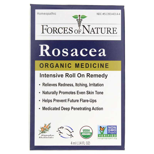 Forces Of Nature Rosacea Organic Medicine Roll On .14 Oz