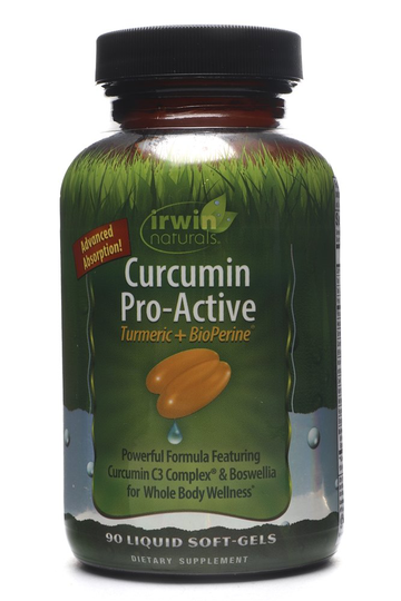 Irwin Naturals - Curcumin Pro-Active Turmeric BioPerine - 90 Liquid Softgels