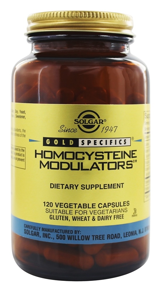 Solgar - Gold Specifics Homocysteine Modulators - 120 Vegetarian Capsules