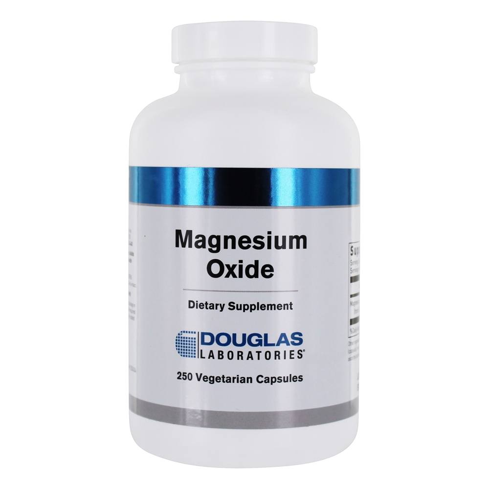 Douglas Laboratories - Magnesium Oxide 500 mg. - 250 Vegetarian Capsules