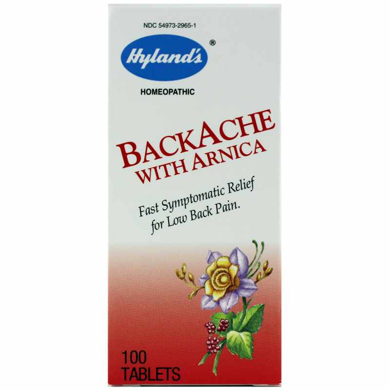 Hylands BackAche with Arnica 100 Tablets