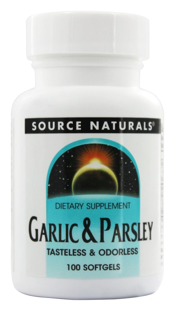 Source Naturals - Garlic & Parsley - 100 Softgels