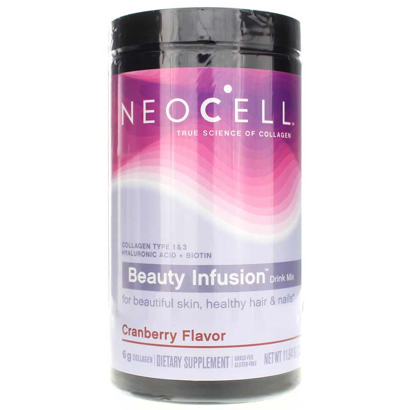 NeoCell Beauty Infusion Collagen Drink Mix Cranberry 11.64 Oz