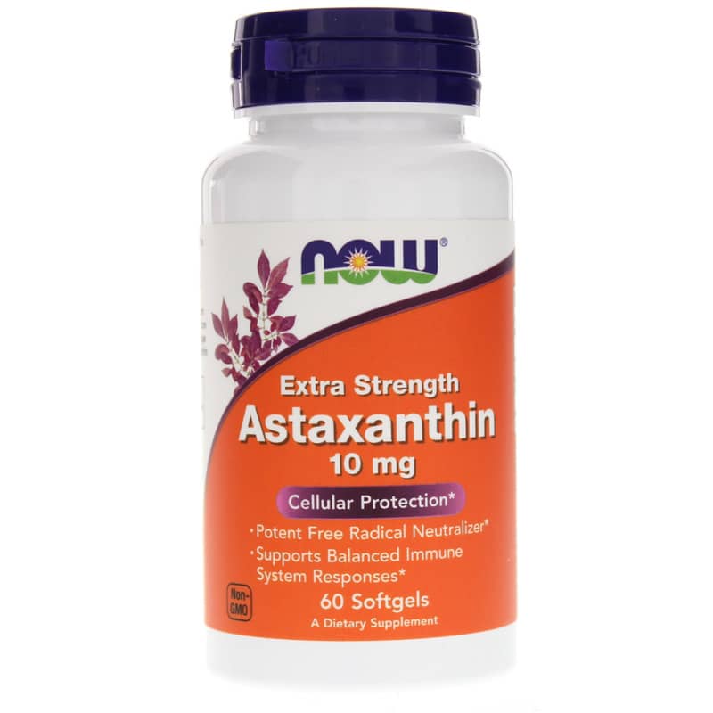 NOW Foods Astaxanthin 10 Mg 60 Softgels