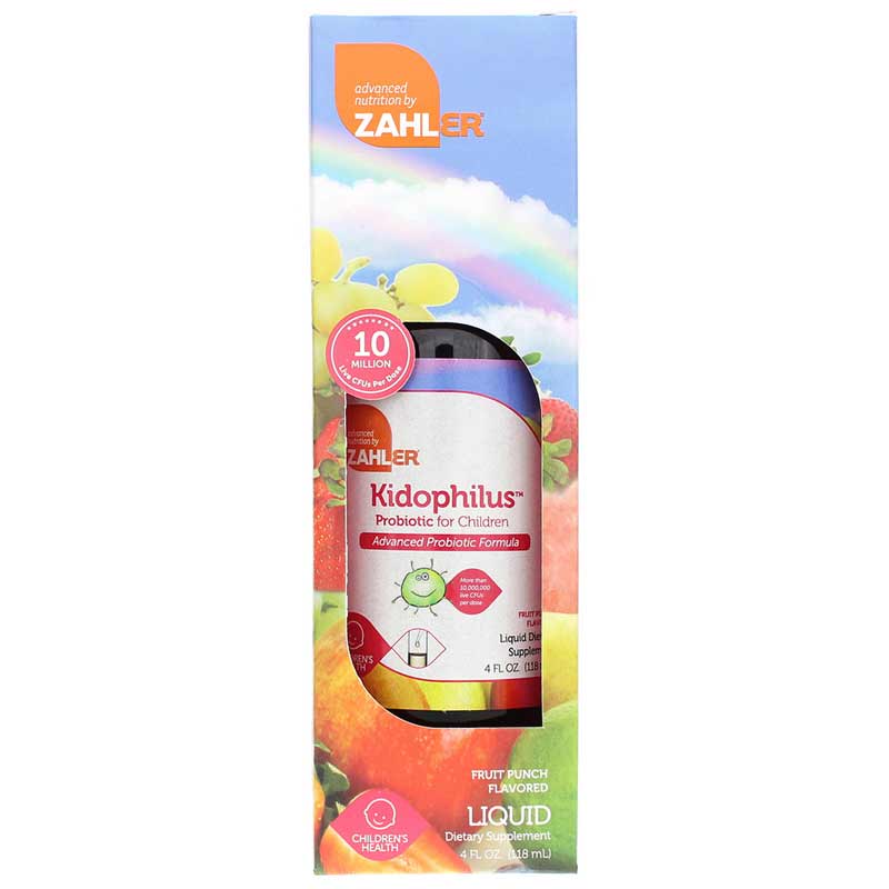 Zahler Kidophilus Probiotic for Children Liquid 4 Oz