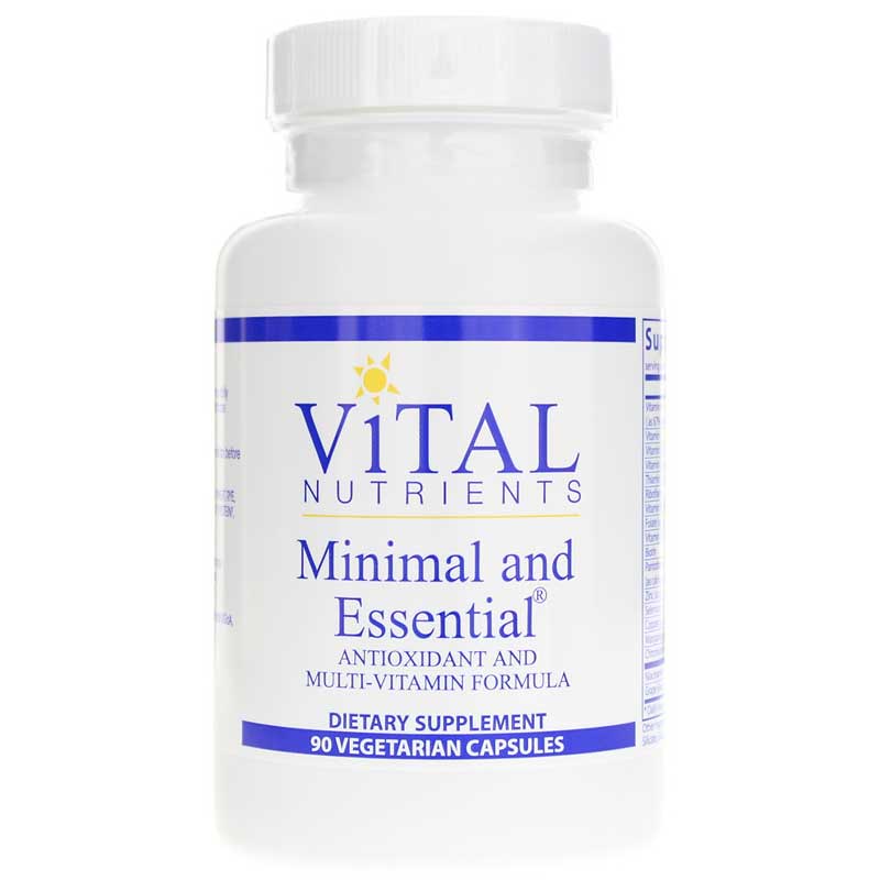 Vital Nutrients Minimal & Essential Antioxidant & Multi-Vitamin 90 Capsules