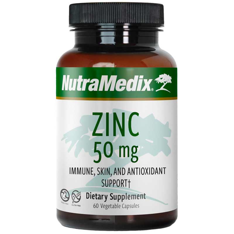NutraMedix Zinc 50 Mg 60 Veg Capsules