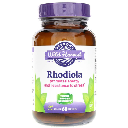 Oregons Wild Harvest Rhodiola 60 Gel Capsules