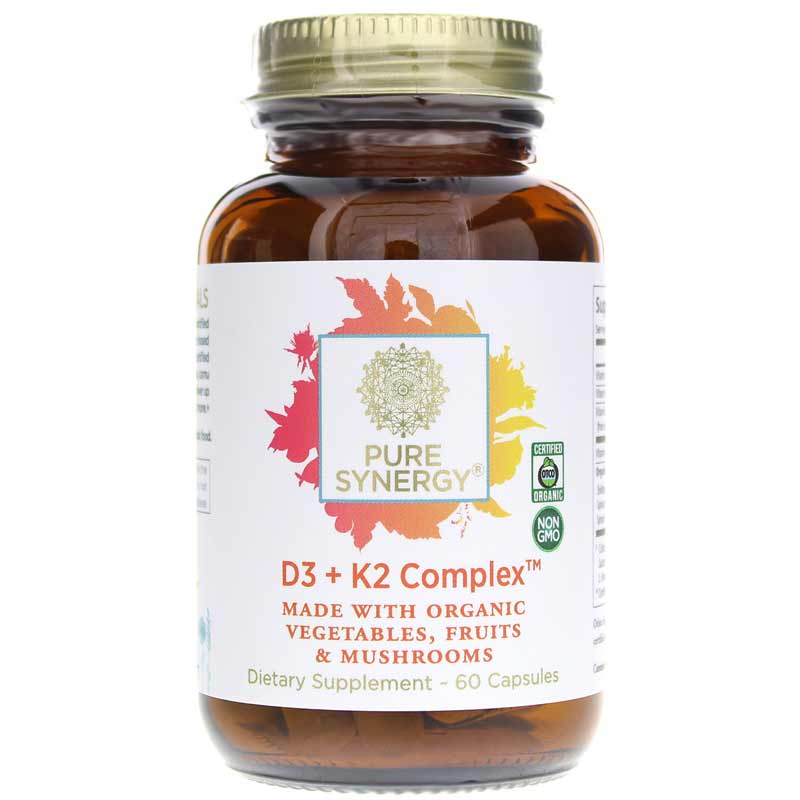 Pure Synergy D3 + K2 Complex 60 Capsules