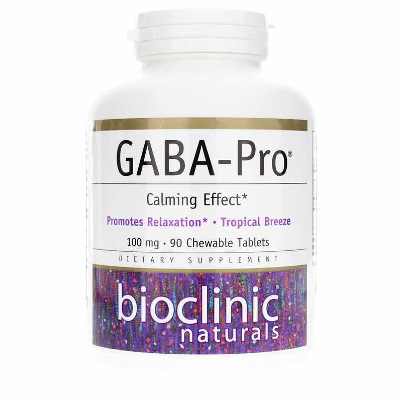 Bioclinic Naturals GABA-Pro 100 Mg 90 Chewable Tablets