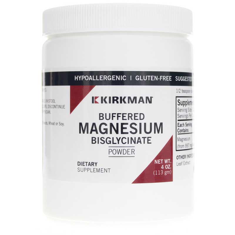 Kirkman Buffered Magnesium Bisglycinate Powder 4 Oz